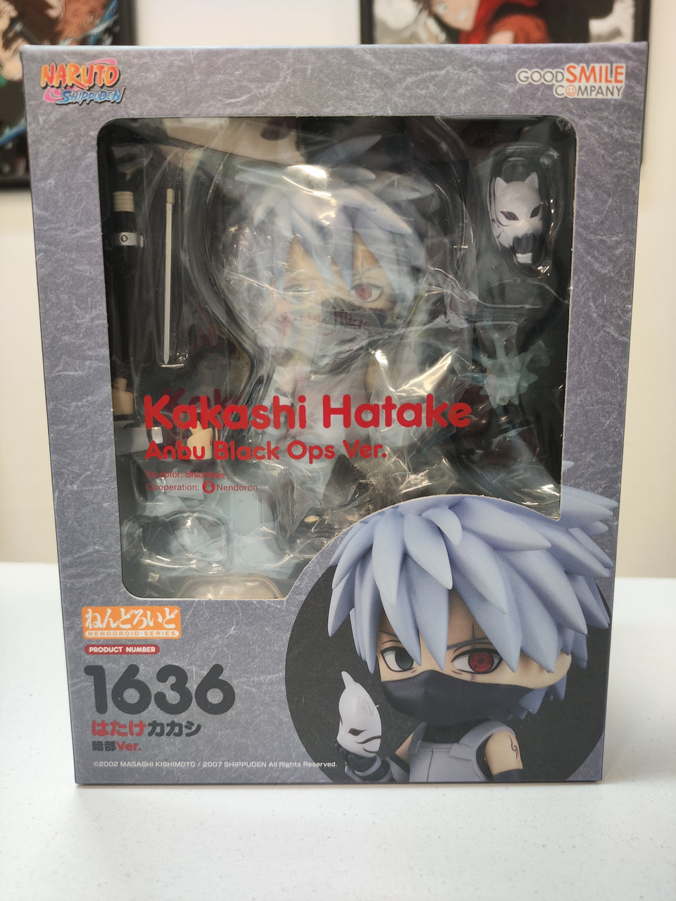 Nendoroid Naruto Shippuden Kakashi Hatake Anbu Black Ops ver. Good Smile Company 1636