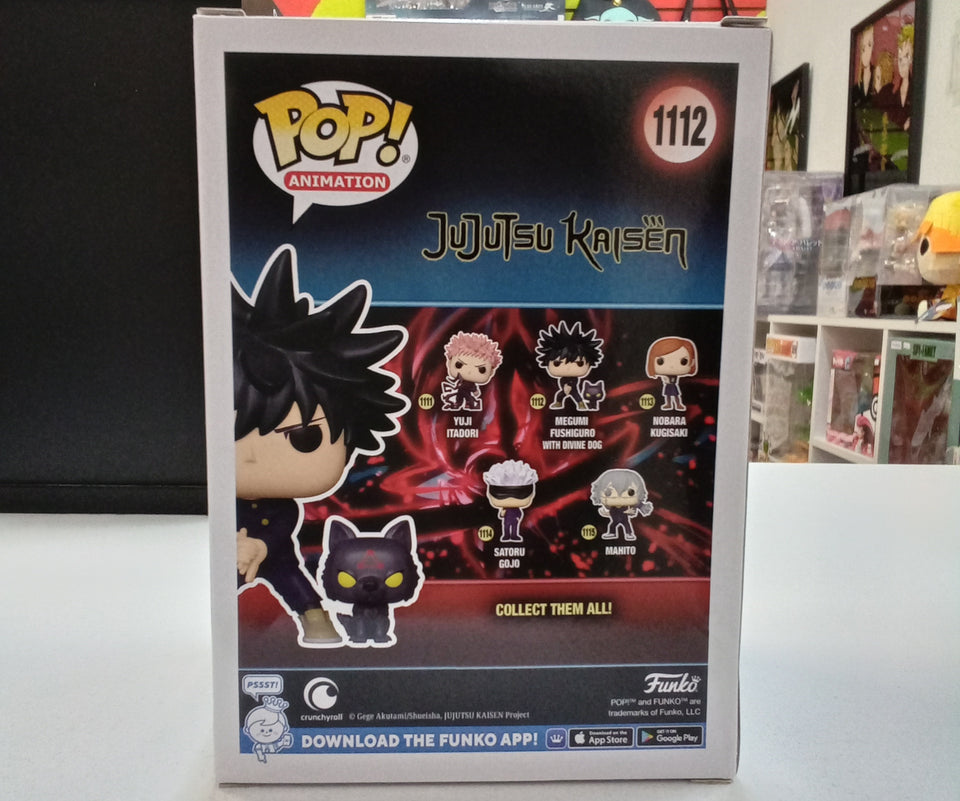 Funko POP! Jujutsu Kaisen Megumi Fushiguro with divine dog 1112