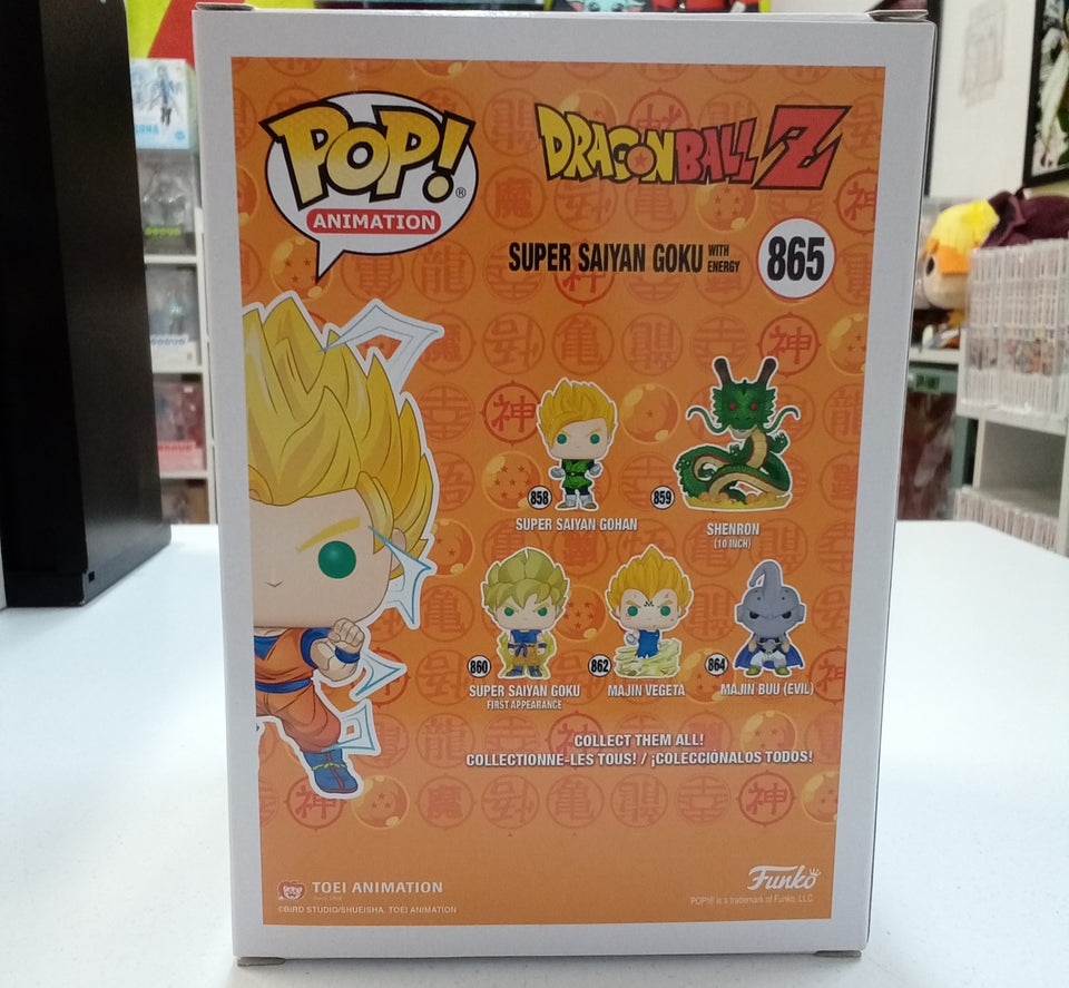 Funko POP! Dragon Ball Z Super Saiyan Goku with energy 865 PX