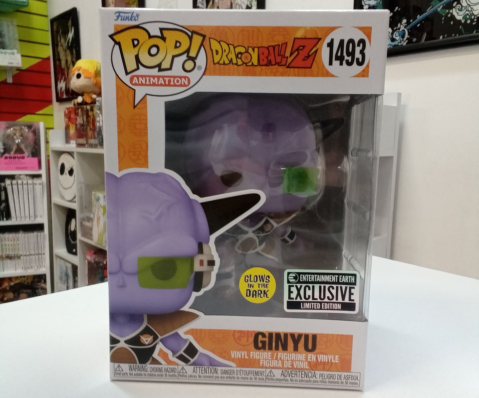 Funko POP! Dragon Ball Z Ginyu 1493 Entertaiment Earth Exclusivo glow in the dark