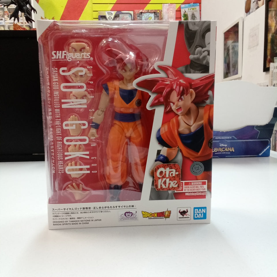 S.H.Figuarts Super Saiyan God Son Goku -The Saiyan God of Righteousness- Dragon Ball Super Bandai