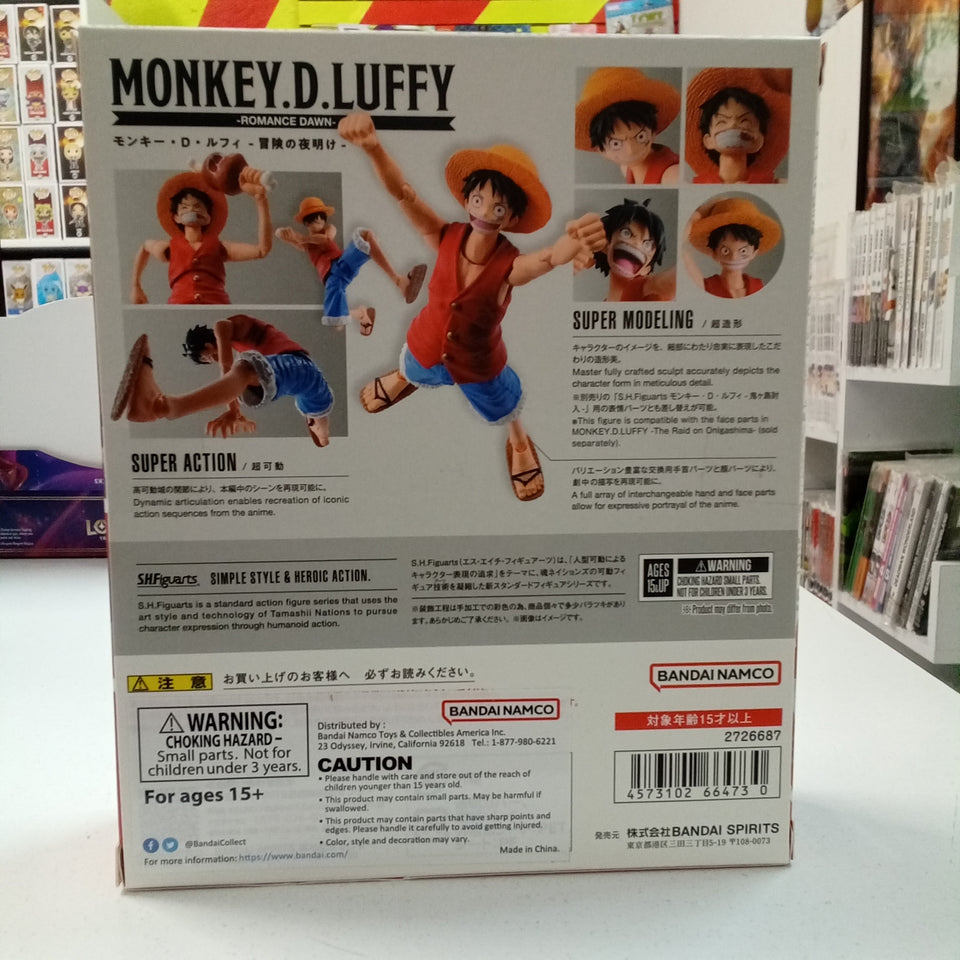 S.H.Figuarts One Piece Monkey D Luffy Romance Dawn