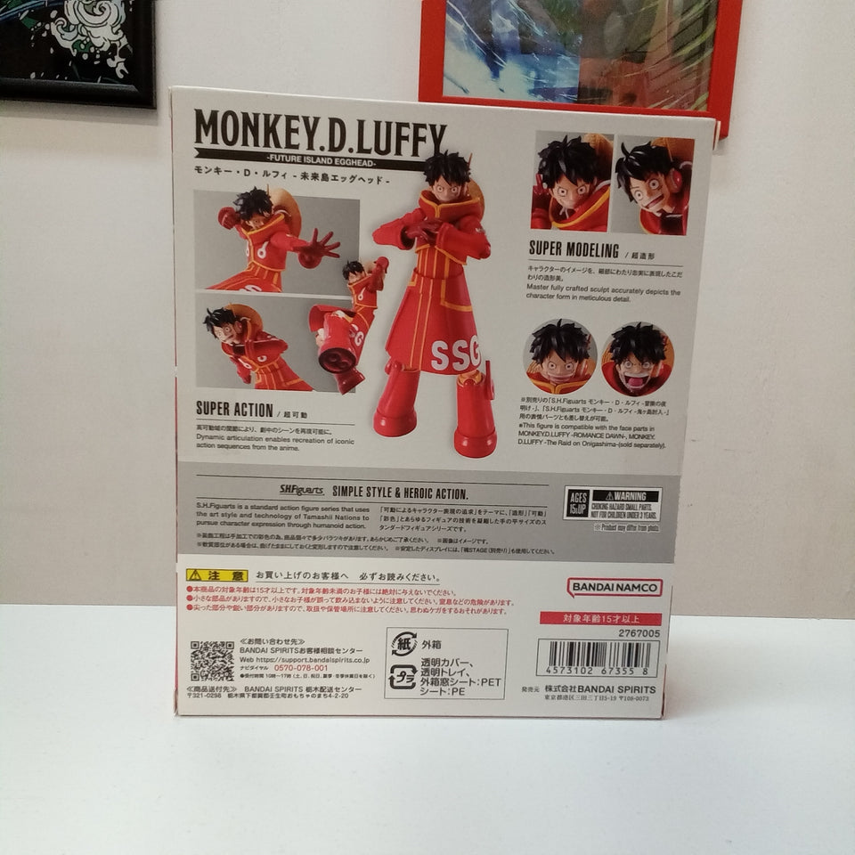 S.H.Figuarts One Piece Monkey D Luffy future island egghead bandai