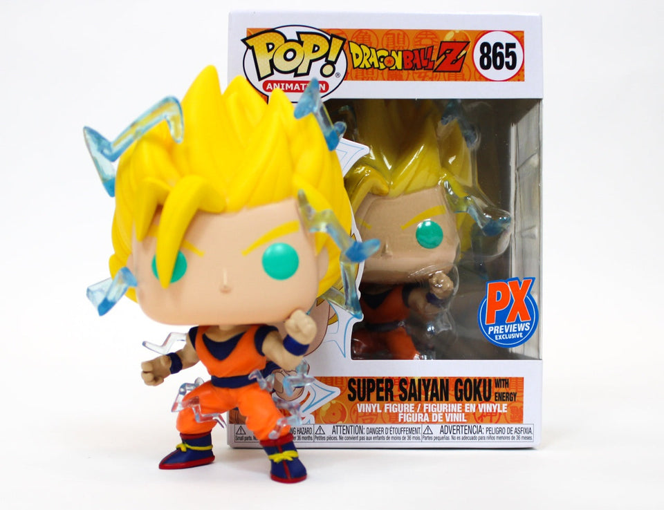 Funko POP! Dragon Ball Z Super Saiyan Goku with energy 865 PX