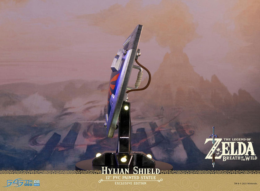 Legend Of Zelda Hylian Shield Con Luz Estatua