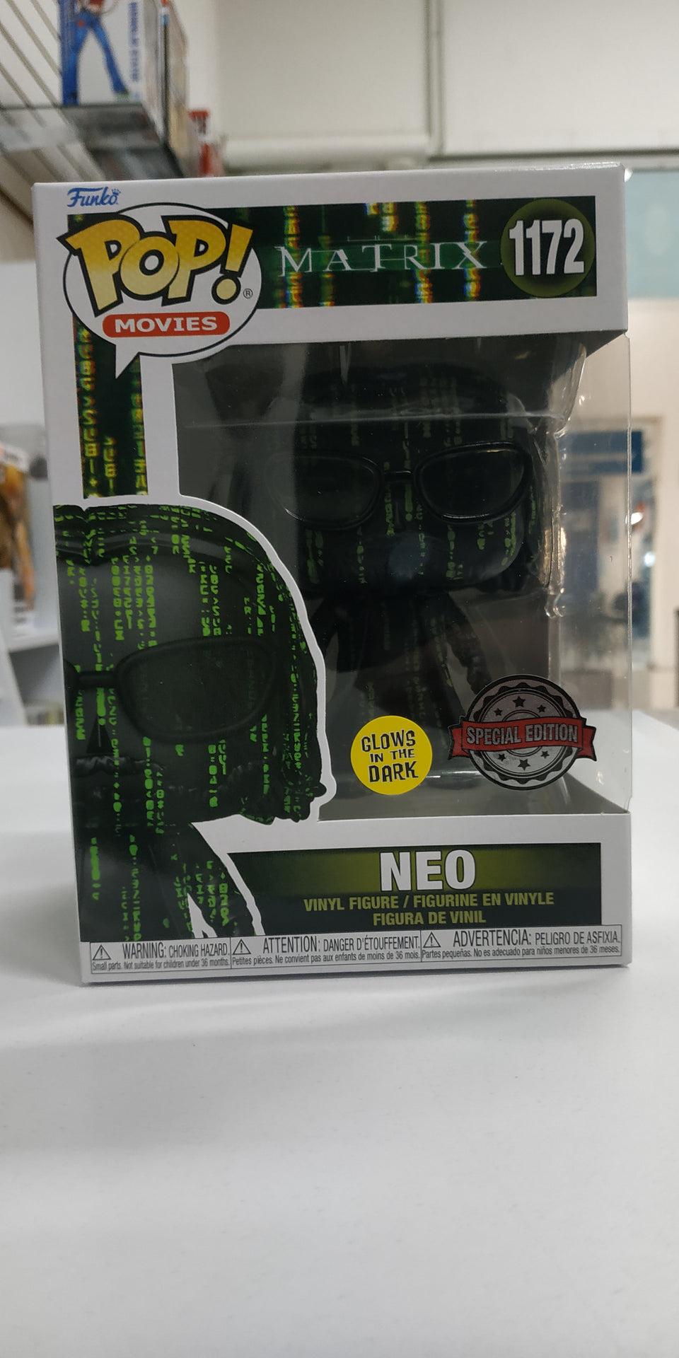 Funko POP! Matrix Neo 1172 Special Edition Glow in the dark