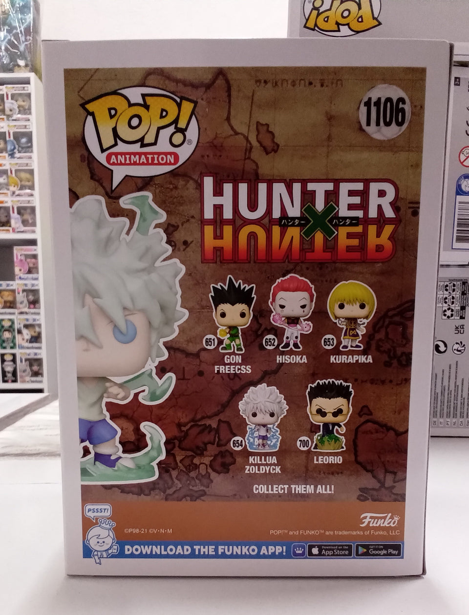 Funko POP! Hunter x Hunter Killua Zoldyck 1106 special edition