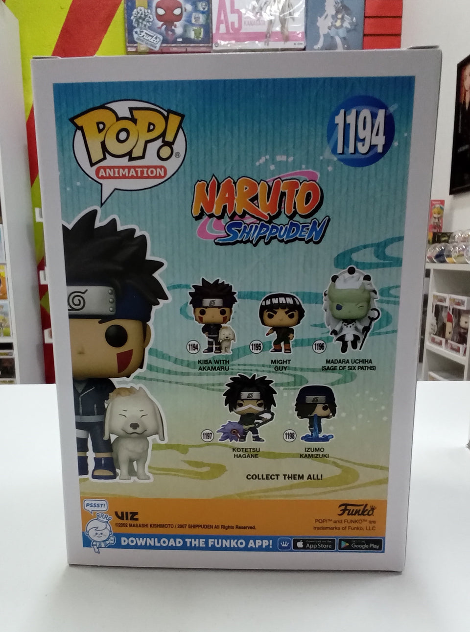 Funko POP! Naruto Shippuden Kiba with Akamaru 1194