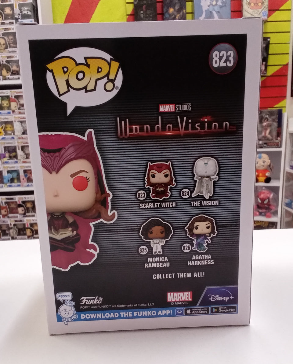 Funko POP! Marvel Wanda Vision Scarlet Witch 823 Entertainment Earth Exclusive (Glows in the Dark)