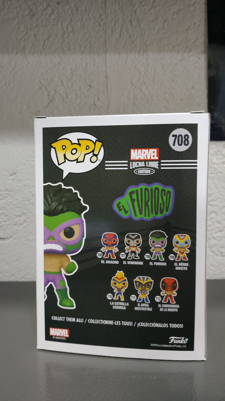 Funko POP! Marvel Lucha Libre El furioso 708