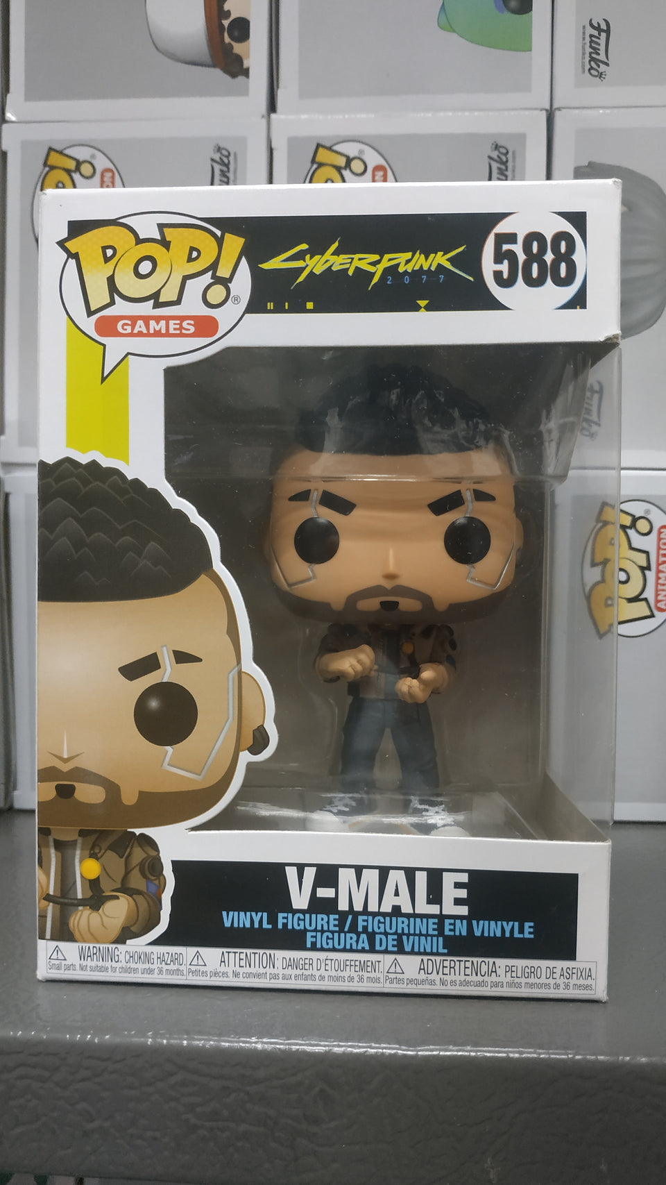 Funko POP! Cyberpunk 2077 V-Male 588