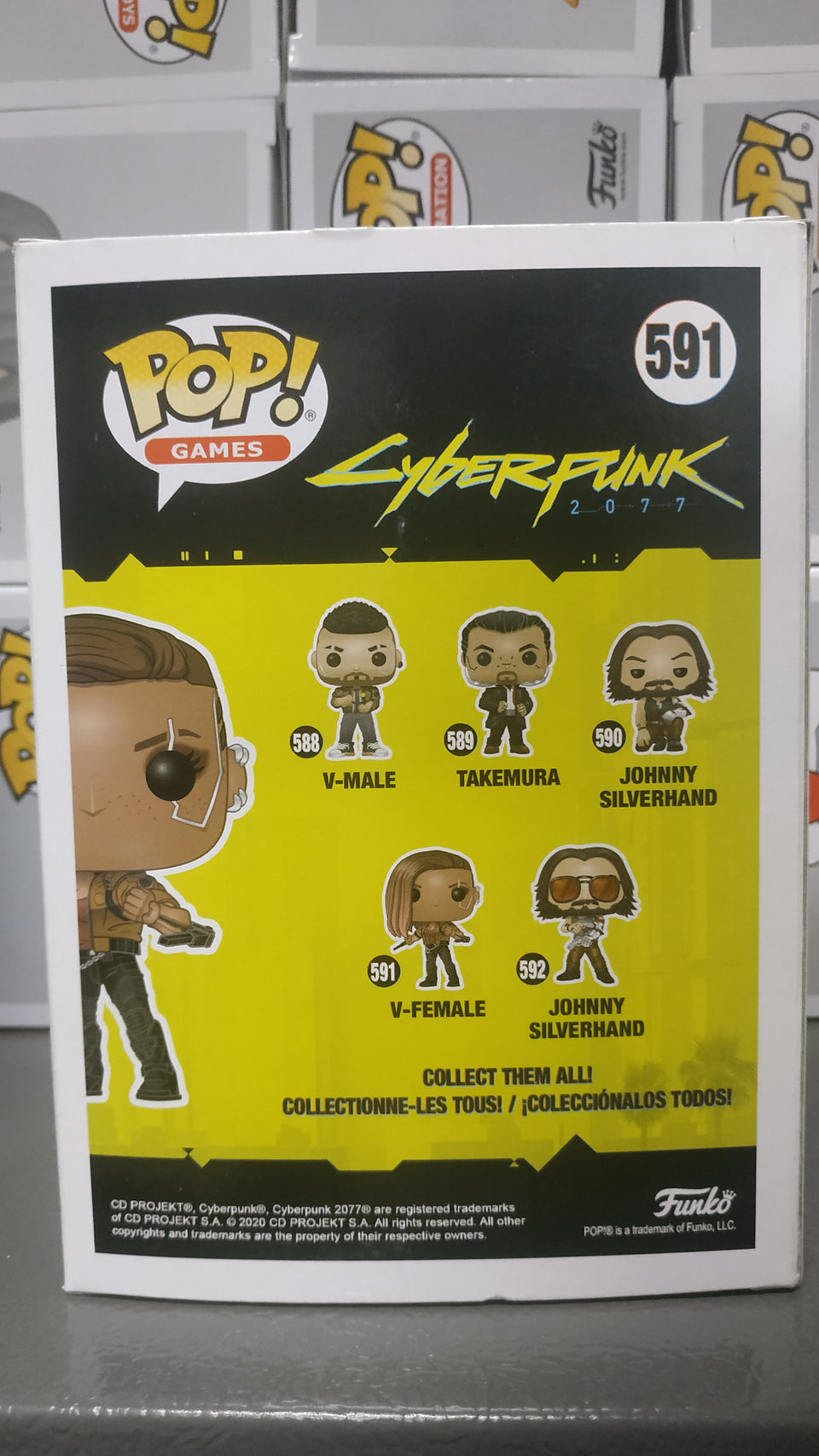 Funko POP! Cyberpunk 2077 V-Female 591