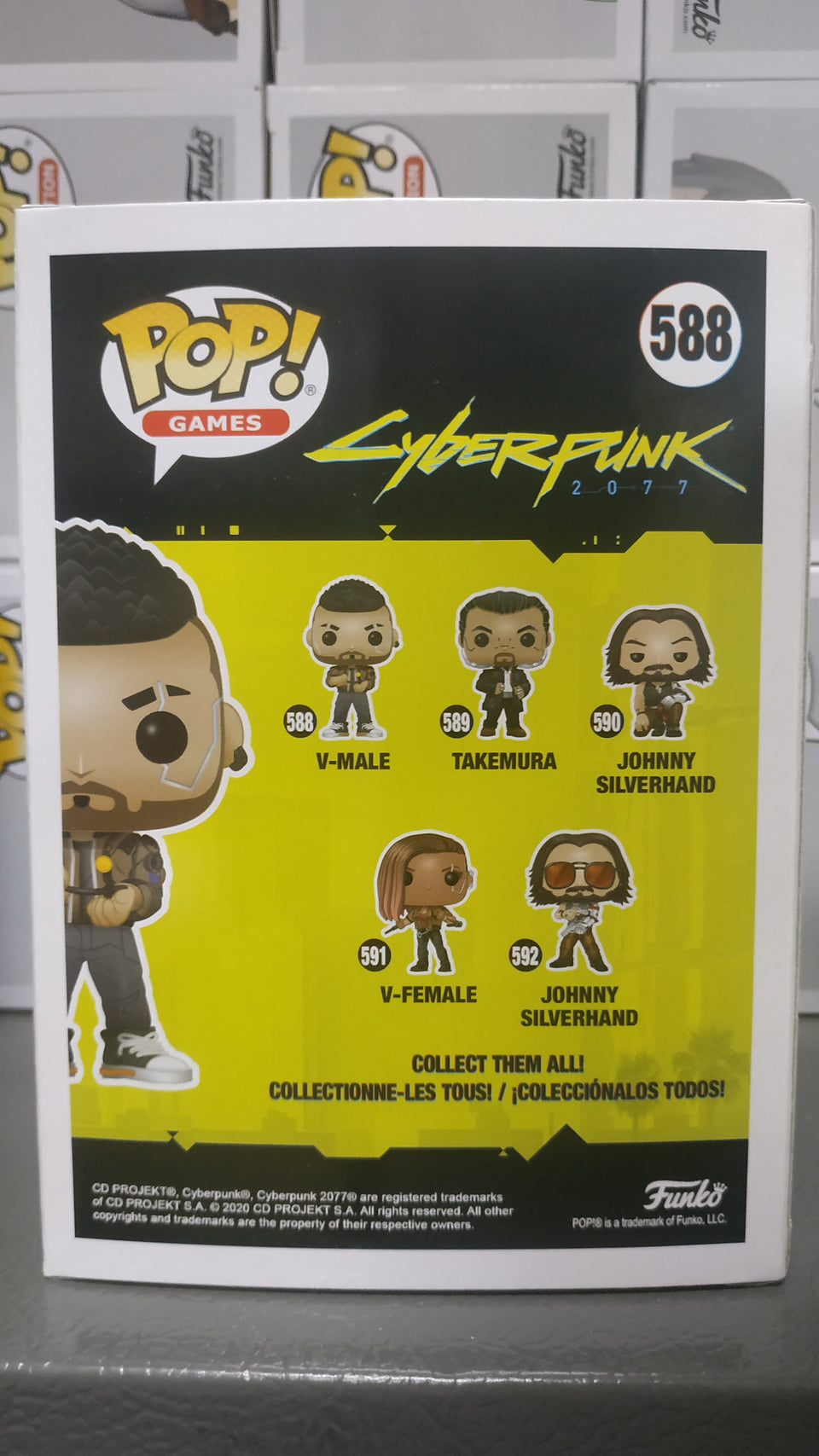 Funko POP! Cyberpunk 2077 V-Male 588