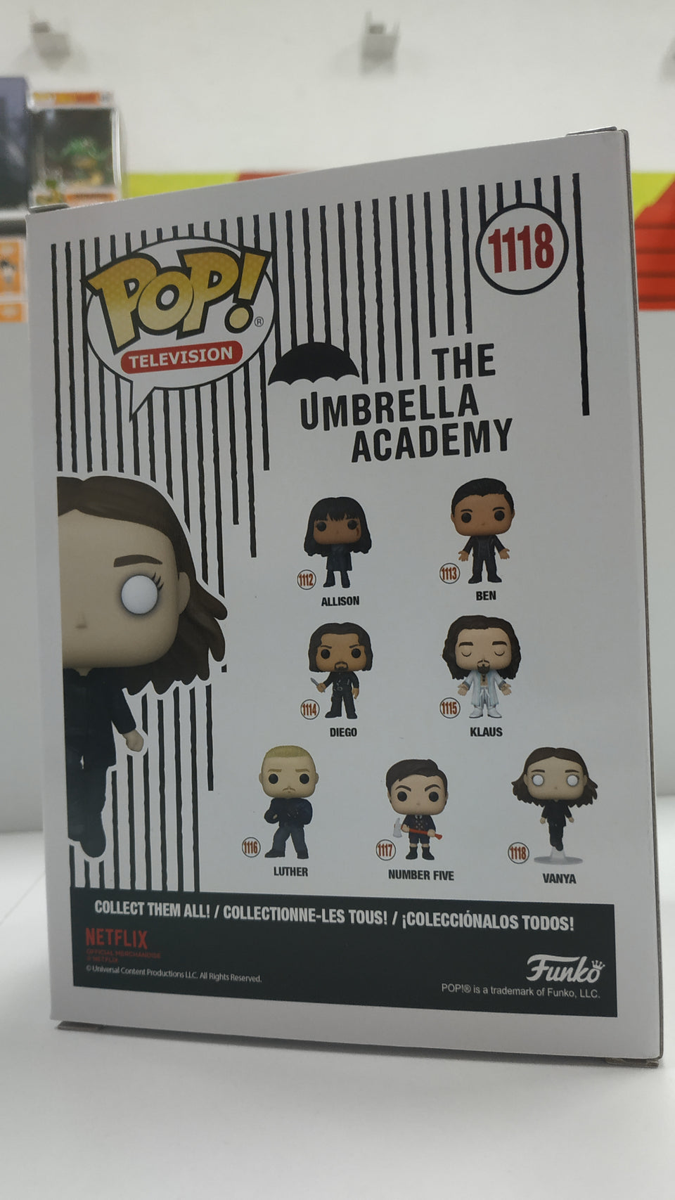 Funko POP! Umbrella academy Vanya 1118