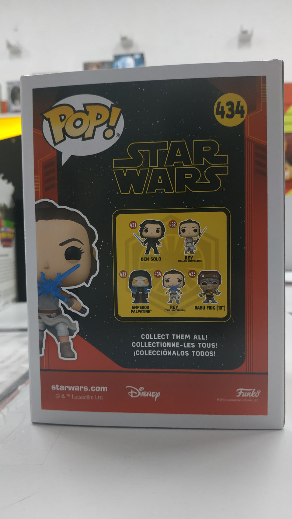 Funko POP! Star Wars Rey two lightsabers 434