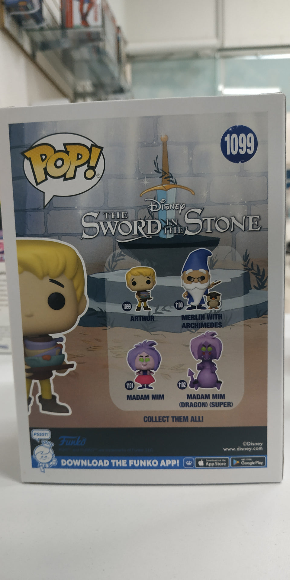 Funko POP! The sword in the stone Arthur 1099