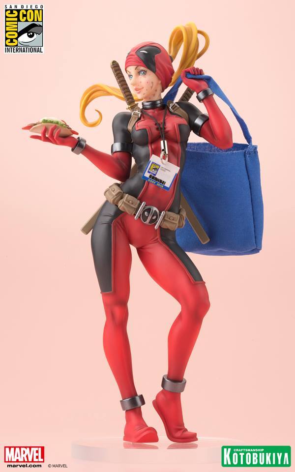 Kotobukiya Bishoujo Marvel Universe Lady Deadpool SDCC Exclusive 2016 Estatua