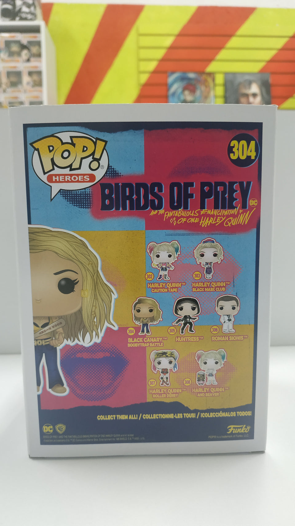 Funko POP! Birds of Prey Black Canary Boobytrap Battle 304 Exclusive