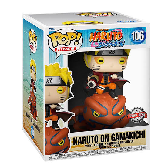 Funko POP! Naruto Shippuden Naruto on Gamakichi 106 Special edition