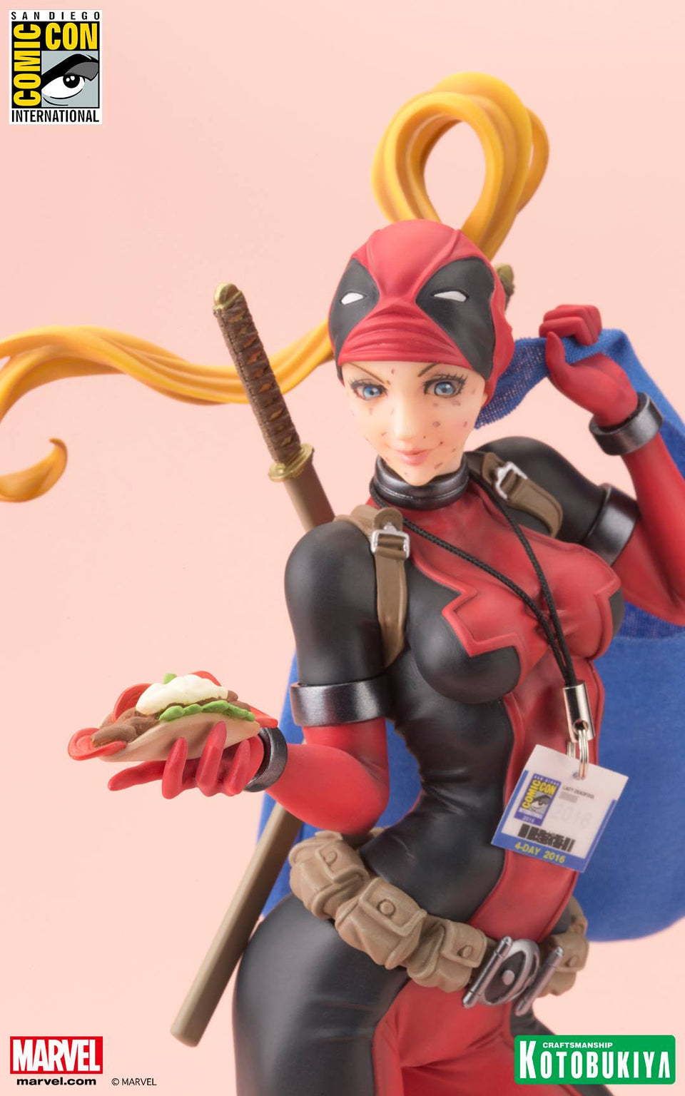Kotobukiya Bishoujo Marvel Universe Lady Deadpool SDCC Exclusive 2016 Estatua